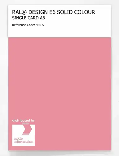 Artikelbild des Artikels “RAL® EFFECT E6 SINGLE SHEET 400 SERIES A6 480-5 “