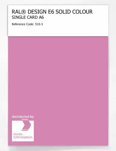 Artikelbild des Artikels “RAL® EFFECT E6 SINGLE SHEET 500 SERIES A6 510-3 “