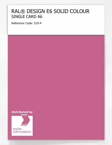 Artikelbild des Artikels “RAL® EFFECT E6 SINGLE SHEET 500 SERIES A6 510-4 “