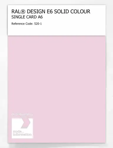 Artikelbild des Artikels “RAL® EFFECT E6 SINGLE SHEET 500 SERIES A6 520-1 “