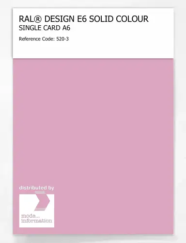 Artikelbild des Artikels “RAL® EFFECT E6 SINGLE SHEET 500 SERIES A6 520-3 “