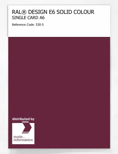 Artikelbild des Artikels “RAL® EFFECT E6 SINGLE SHEET 500 SERIES A6 530-5 “