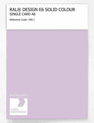 Artikelbild des Artikels “RAL® EFFECT E6 SINGLE SHEET 500 SERIES A6 540-1 “