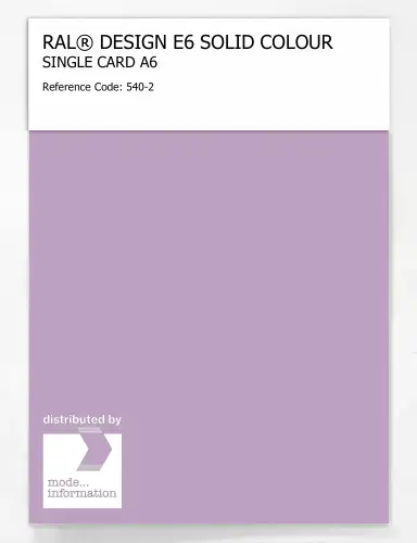 Artikelbild des Artikels “RAL® EFFECT E6 SINGLE SHEET 500 SERIES A6 540-2 “