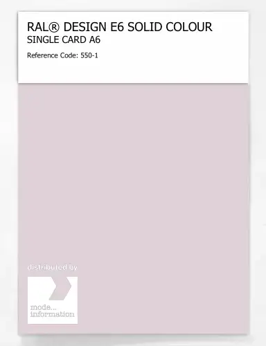 Artikelbild des Artikels “RAL® EFFECT E6 SINGLE SHEET 500 SERIES A6 550-1 “