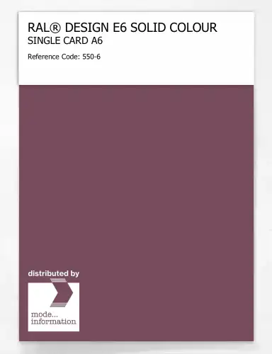 Artikelbild des Artikels “RAL® EFFECT E6 SINGLE SHEET 500 SERIES A6 550-6 “