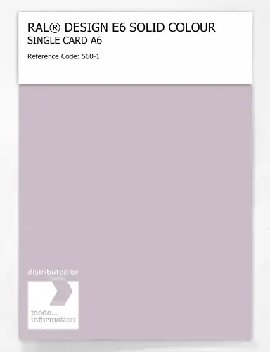 Artikelbild des Artikels “RAL® EFFECT E6 SINGLE SHEET 500 SERIES A6 560-1 “