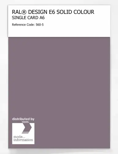 Artikelbild des Artikels “RAL® EFFECT E6 SINGLE SHEET 500 SERIES A6 560-5 “