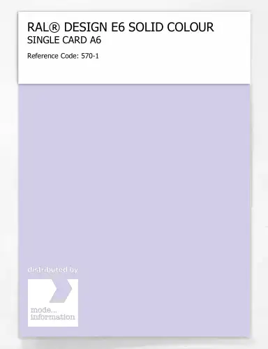 Artikelbild des Artikels “RAL® EFFECT E6 SINGLE SHEET 500 SERIES A6 570-1 “