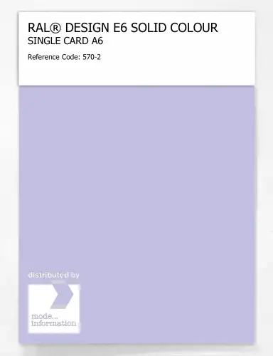 Artikelbild des Artikels “RAL® EFFECT E6 SINGLE SHEET 500 SERIES A6 570-2 “