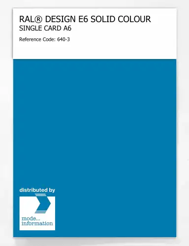 Artikelbild des Artikels “RAL® EFFECT E6 SINGLE SHEET 600 SERIES A6 640-3 “