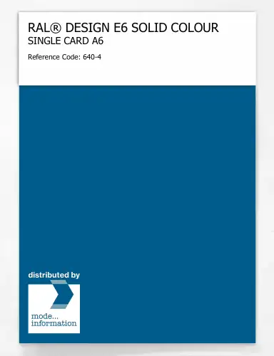 Artikelbild des Artikels “RAL® EFFECT E6 SINGLE SHEET 600 SERIES A6 640-4 “