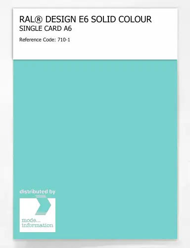 Artikelbild des Artikels “RAL® EFFECT E6 SINGLE SHEET 700 SERIES A6 710-1 “
