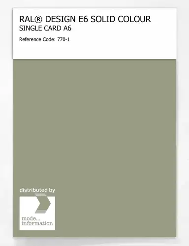 Artikelbild des Artikels “RAL® EFFECT E6 SINGLE SHEET 700 SERIES A6 770-1 “