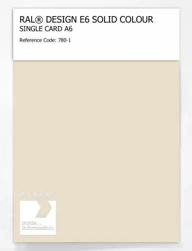 Artikelbild des Artikels “RAL® EFFECT E6 SINGLE SHEET 700 SERIES A6 780-1 “