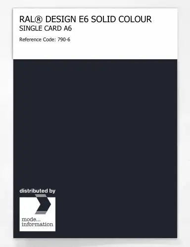 Artikelbild des Artikels “RAL® EFFECT E6 SINGLE SHEET 700 SERIES A6 790-6 “