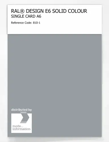 Artikelbild des Artikels “RAL® EFFECT E6 SINGLE SHEET 800 SERIES A6 810-1 “