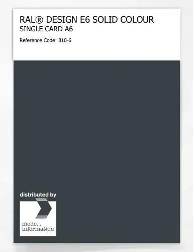 Artikelbild des Artikels “RAL® EFFECT E6 SINGLE SHEET 800 SERIES A6 810-6 “