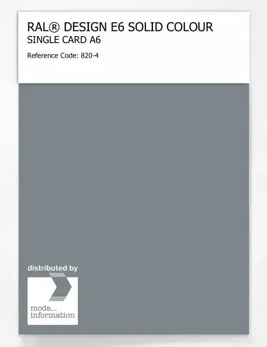 Artikelbild des Artikels “RAL® EFFECT E6 SINGLE SHEET 800 SERIES A6 820-4 “
