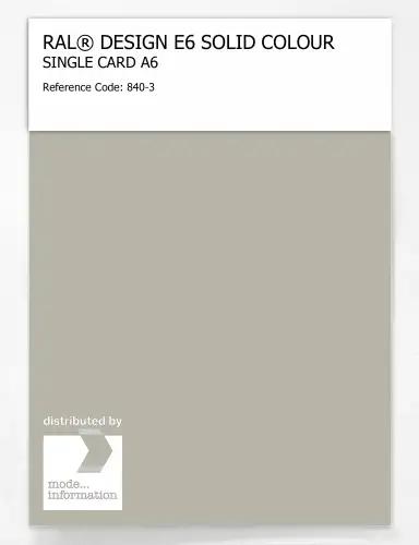 Artikelbild des Artikels “RAL® EFFECT E6 SINGLE SHEET 800 SERIES A6 840-3 “