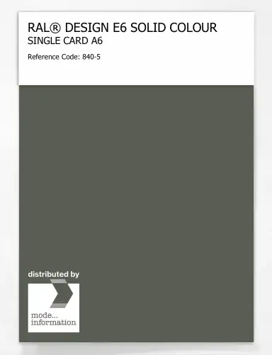 Artikelbild des Artikels “RAL® EFFECT E6 SINGLE SHEET 800 SERIES A6 840-5 “