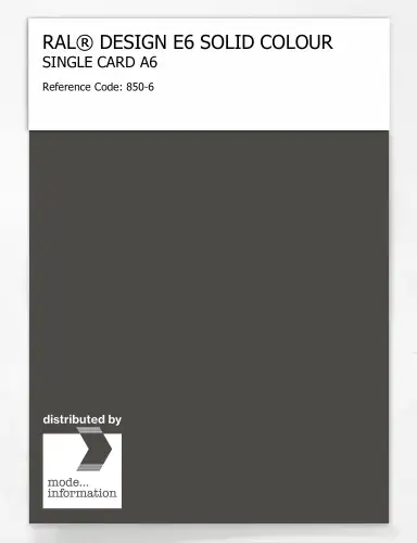 Artikelbild des Artikels “RAL® EFFECT E6 SINGLE SHEET 800 SERIES A6 850-6 “