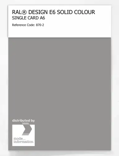 Artikelbild des Artikels “RAL® EFFECT E6 SINGLE SHEET 800 SERIES A6 870-2 “