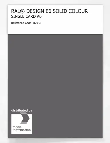 Artikelbild des Artikels “RAL® EFFECT E6 SINGLE SHEET 800 SERIES A6 870-3 “