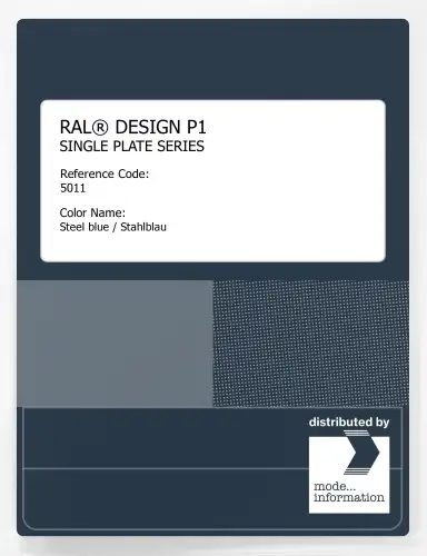 Artikelbild des Artikels “RAL® PLASTICS P1 SINGLE PLATE 5000 SERIES 5011 Steel blue / Stahlblau “