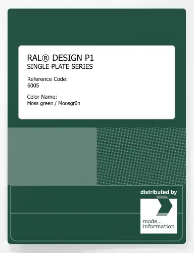 Artikelbild des Artikels “RAL® PLASTICS P1 SINGLE PLATE 6000 SERIES 6005 Moss green / Moosgrün “