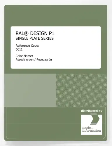 Artikelbild des Artikels “RAL® PLASTICS P1 SINGLE PLATE 6000 SERIES 6011 Reseda green / Resedagrün “