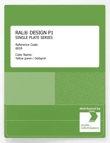 Artikelbild des Artikels “RAL® PLASTICS P1 SINGLE PLATE 6000 SERIES 6018 Yellow green / Gelbgrün “