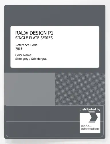 Artikelbild des Artikels “RAL® PLASTICS P1 SINGLE PLATE 7000 SERIES 7015 Slate grey / Schiefergrau “