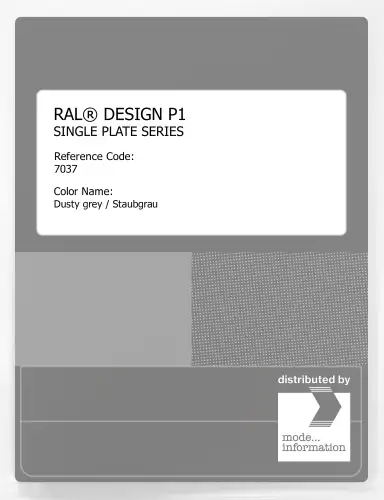 Artikelbild des Artikels “RAL® PLASTICS P1 SINGLE PLATE 7000 SERIES 7037 Dusty grey / Staubgrau “