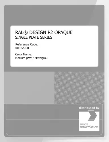 Artikelbild des Artikels “RAL® PLASTICS P2 OPAQUE SINGLE PLATE 000 55 00 Medium grey / Mittelgrau “