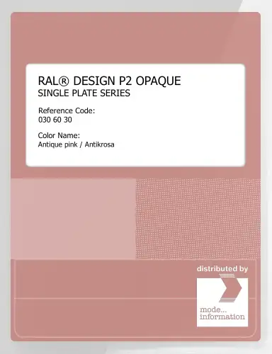 Artikelbild des Artikels “RAL® PLASTICS P2 OPAQUE SINGLE PLATE 030 60 30 Antique pink / Antikrosa “