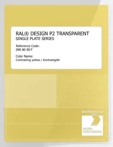 Artikelbild des Artikels “RAL® PLASTICS P2 OPAQUE SINGLE PLATE 090 80 90 TRANSPARENT Contrasting yellow / Kontrastgelb “