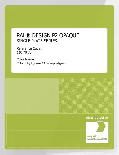 Artikelbild des Artikels “RAL® PLASTICS P2 OPAQUE SINGLE PLATE 110 70 70 Chlorophyll green / Chlorophyllgrün “
