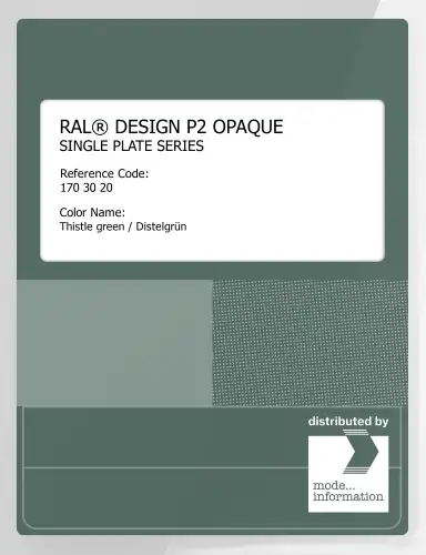 Artikelbild des Artikels “RAL® PLASTICS P2 OPAQUE SINGLE PLATE 170 30 20 Thistle green / Distelgrün “