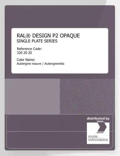 Artikelbild des Artikels “RAL® PLASTICS P2 OPAQUE SINGLE PLATE 320 20 20 Aubergine mauve / Auberginenlila “