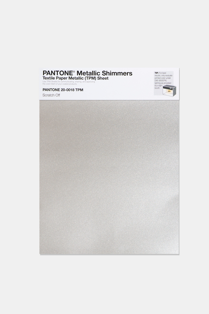 Artikelbild 1 des Artikels “PANTONE® METALLIC SHIMMERS SHEET 20-0018 TPM Scratch Off “
