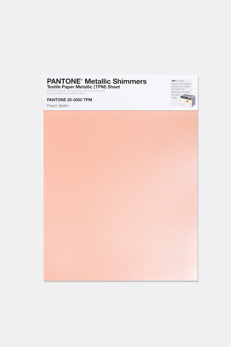 Artikelbild 1 des Artikels “PANTONE® METALLIC SHIMMERS SHEET 20-0050 TPM Peach Bellini “