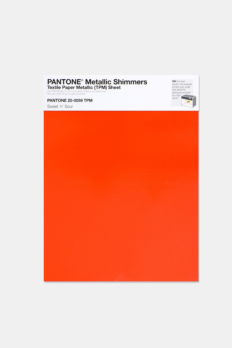 Product image 1 of the product “PANTONE® METALLIC SHIMMERS SHEET 20-0059 TPM Sweet ‚n‘ Sour ”
