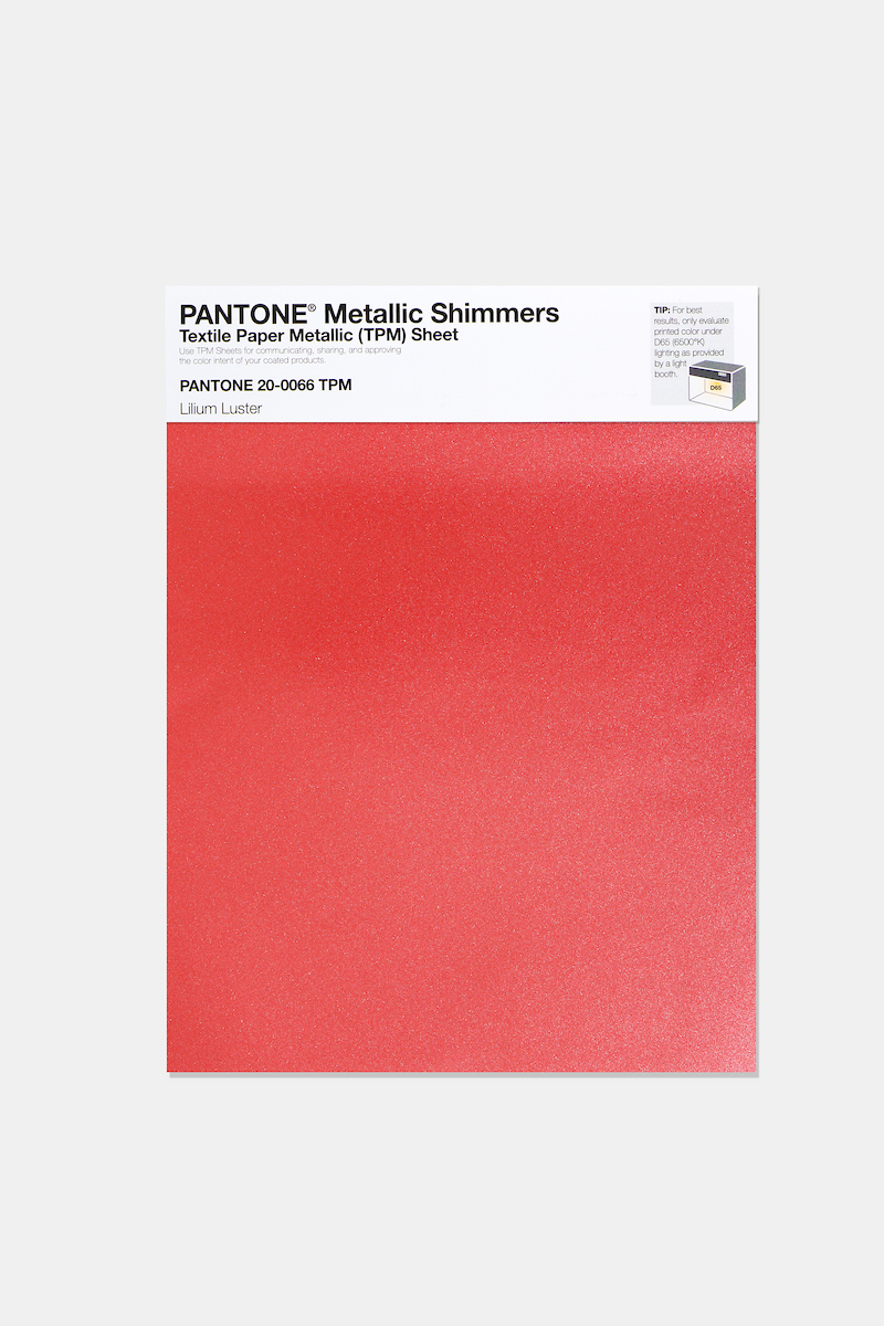 Product image 1 of the product “PANTONE® METALLIC SHIMMERS SHEET 20-0066 TPM Lilium Luster ”