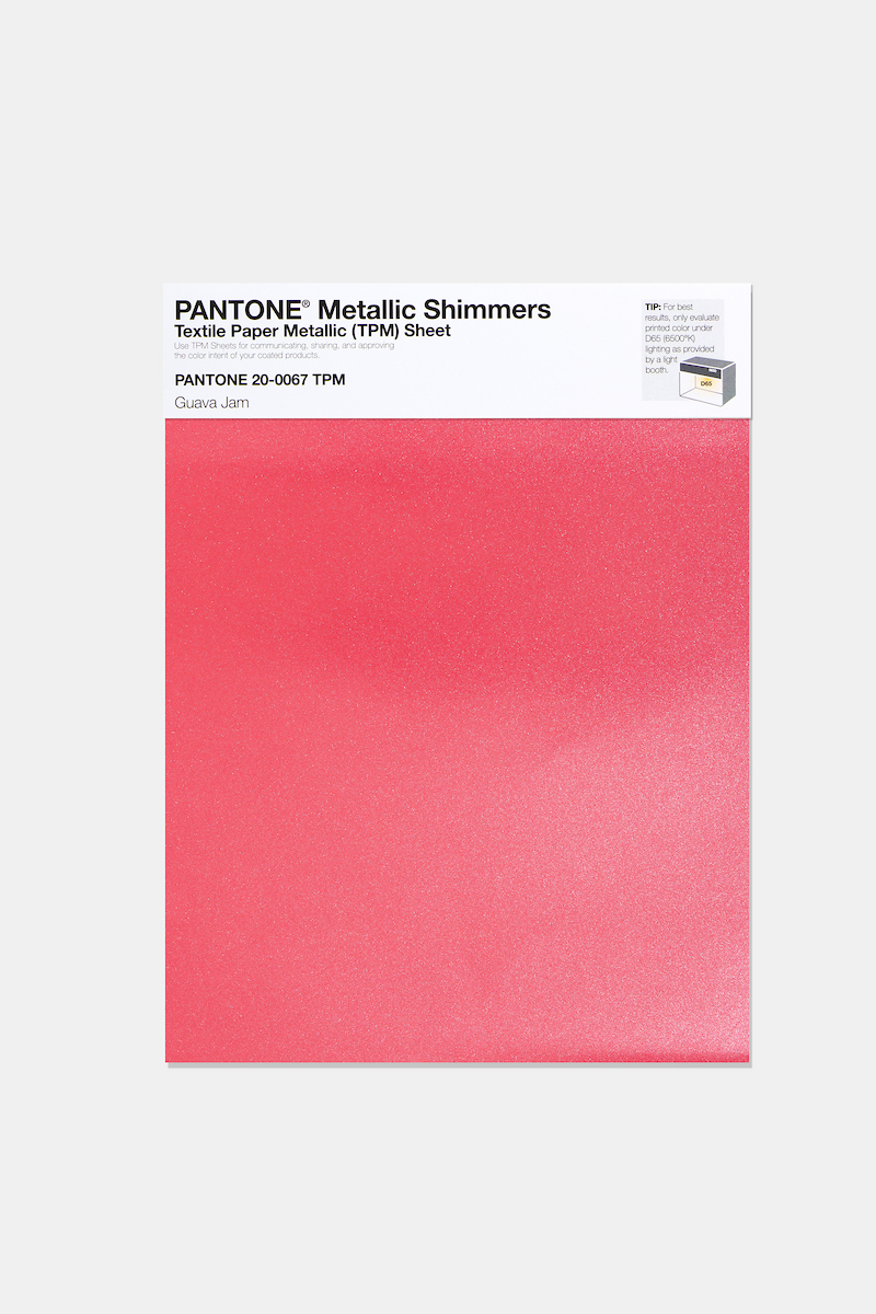 Product image 1 of the product “PANTONE® METALLIC SHIMMERS SHEET 20-0067 TPM Guava Jam ”