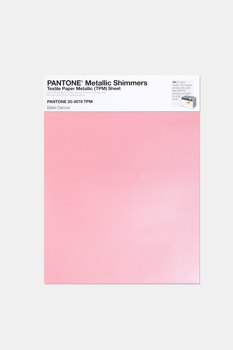 Product image 1 of the product “PANTONE® METALLIC SHIMMERS SHEET 20-0078 TPM Ballet Dancer ”