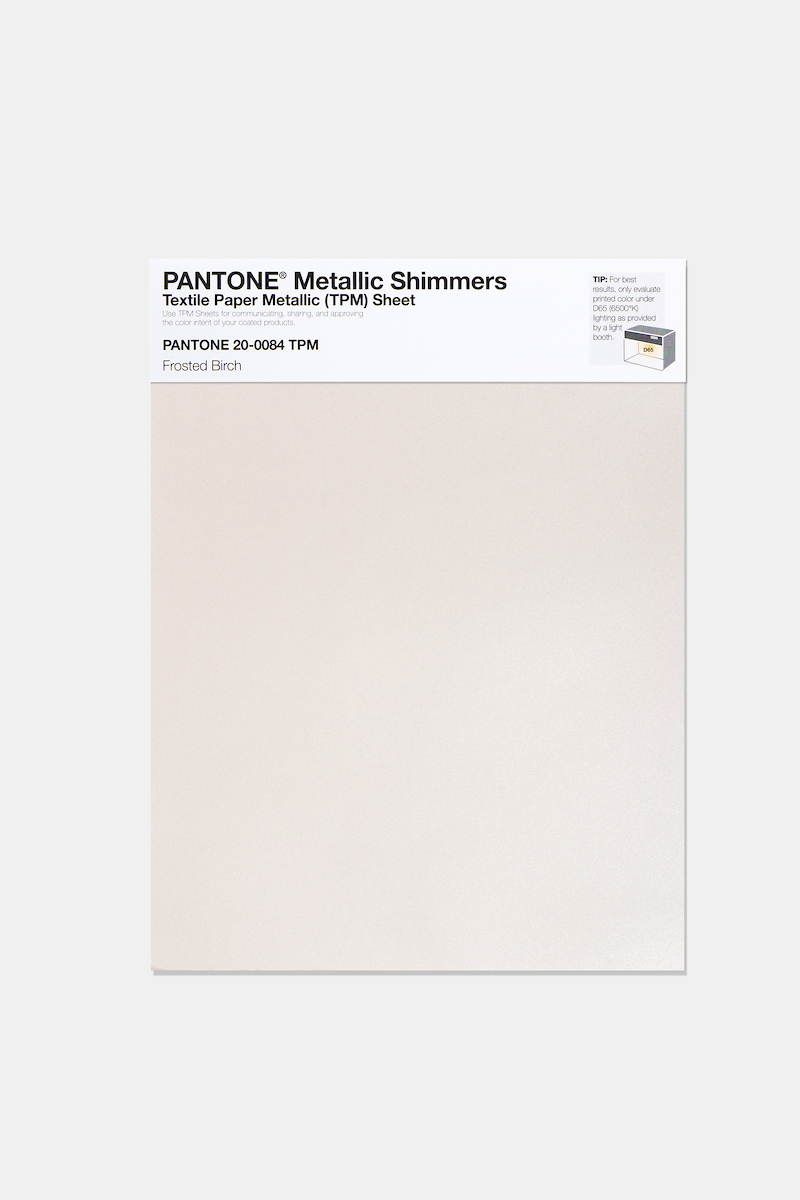 Artikelbild 1 des Artikels “PANTONE® METALLIC SHIMMERS SHEET 20-0084 TPM Frosted Birch “
