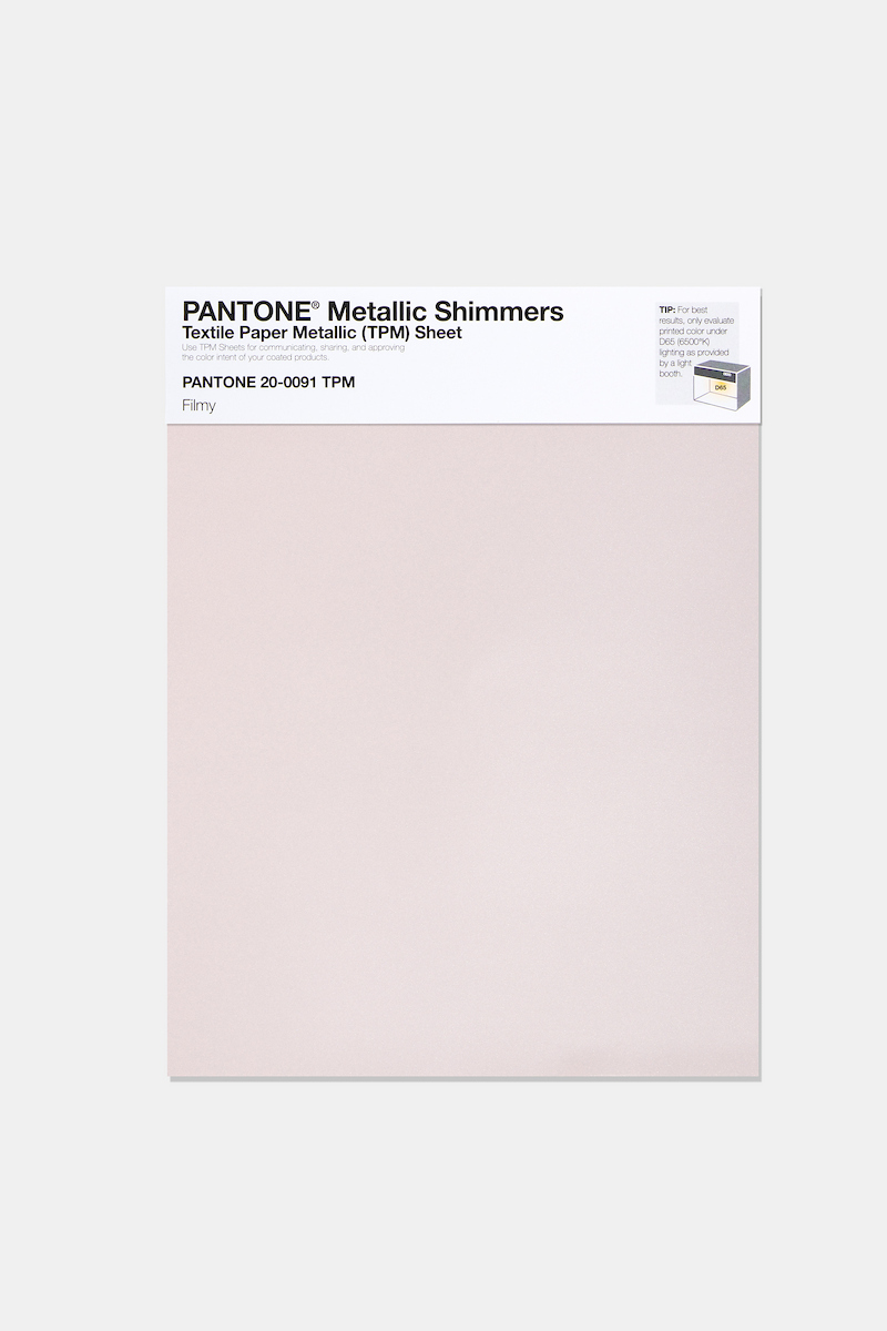 Product image 1 of the product “PANTONE® METALLIC SHIMMERS SHEET 20-0091 TPM Filmy ”