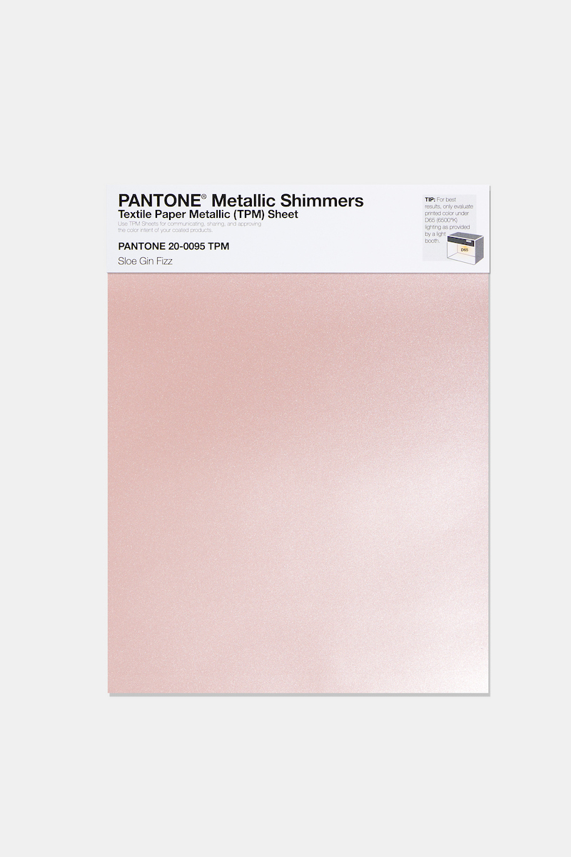 Product image 1 of the product “PANTONE® METALLIC SHIMMERS SHEET 20-0095 TPM Sloe Gin Fizz ”