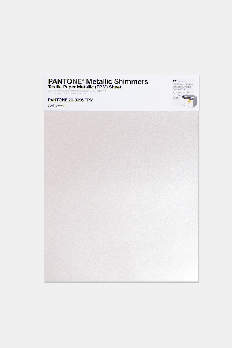 Product image 1 of the product “PANTONE® METALLIC SHIMMERS SHEET 20-0096 TPM Cellophane ”